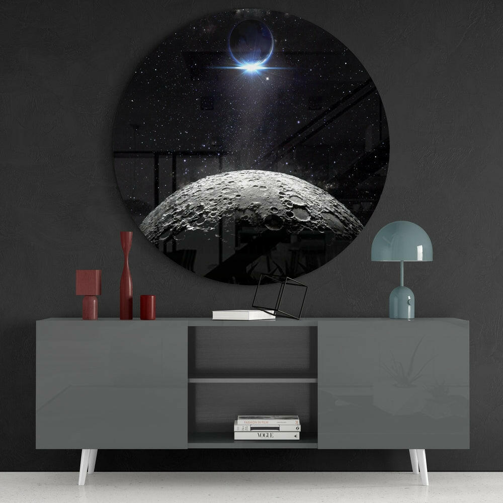 Space Glass Wall Art.