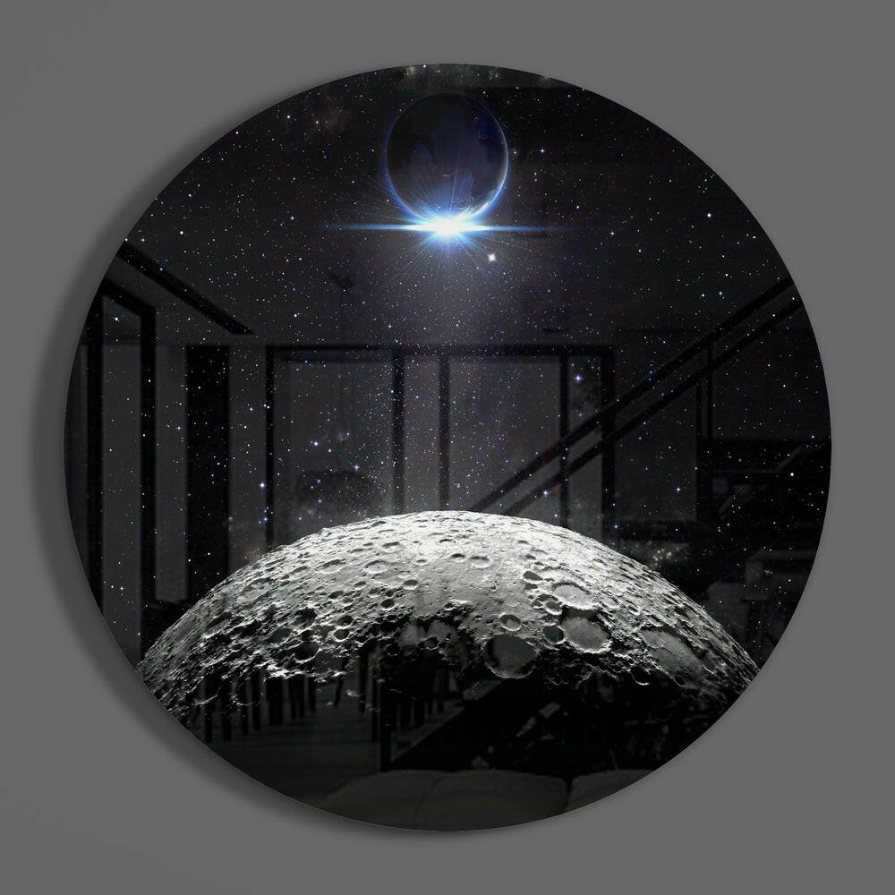 Space Glass Wall Art.