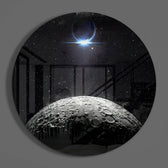Space Glass Wall Art.