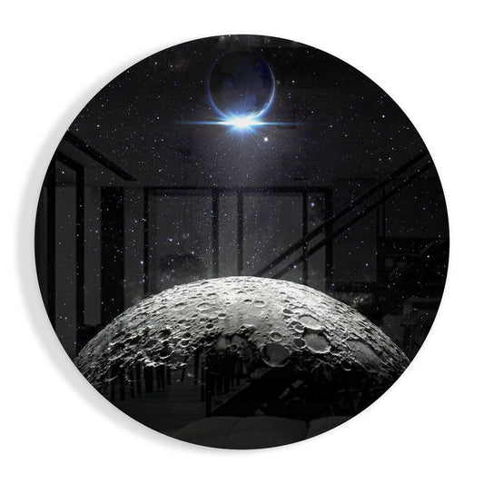 Space Glass Wall Art.