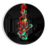 Abstract Glass Wall Art.