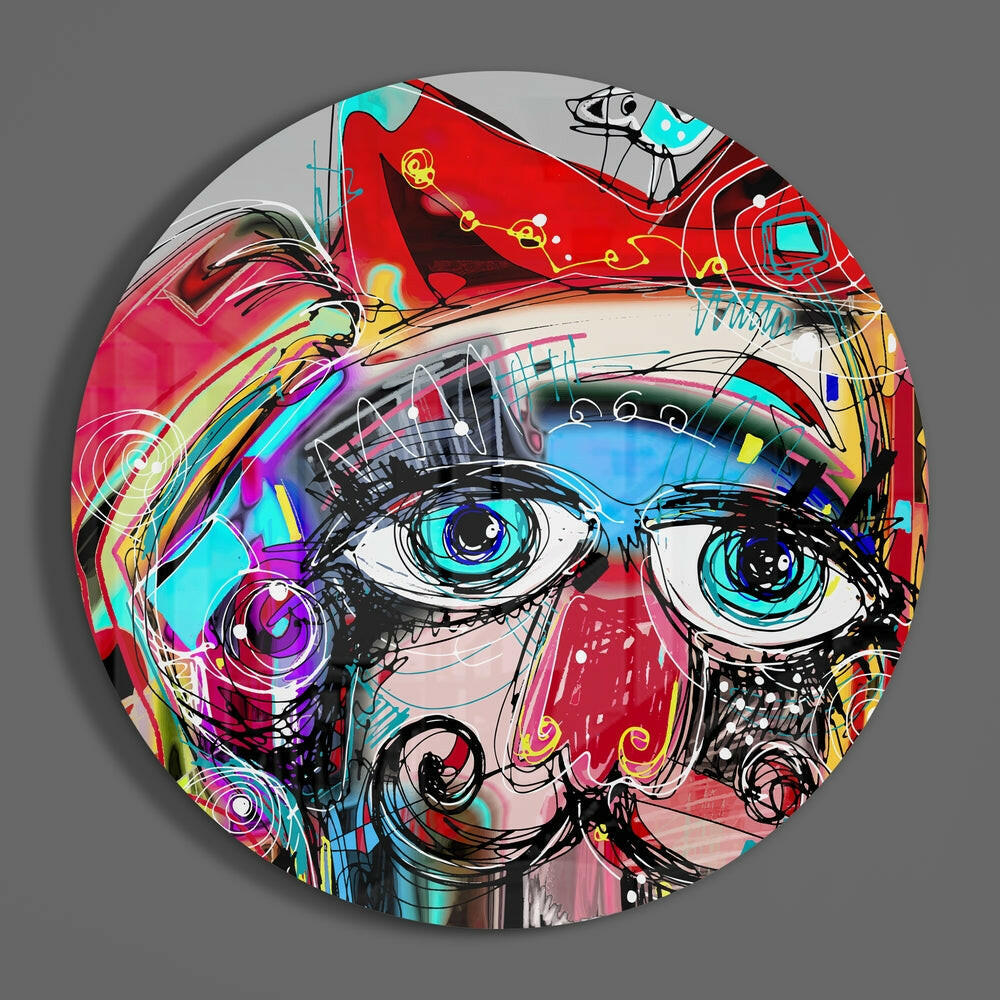 Mixed Glass Wall Art.