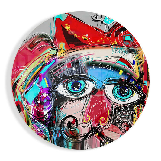Mixed Glass Wall Art.