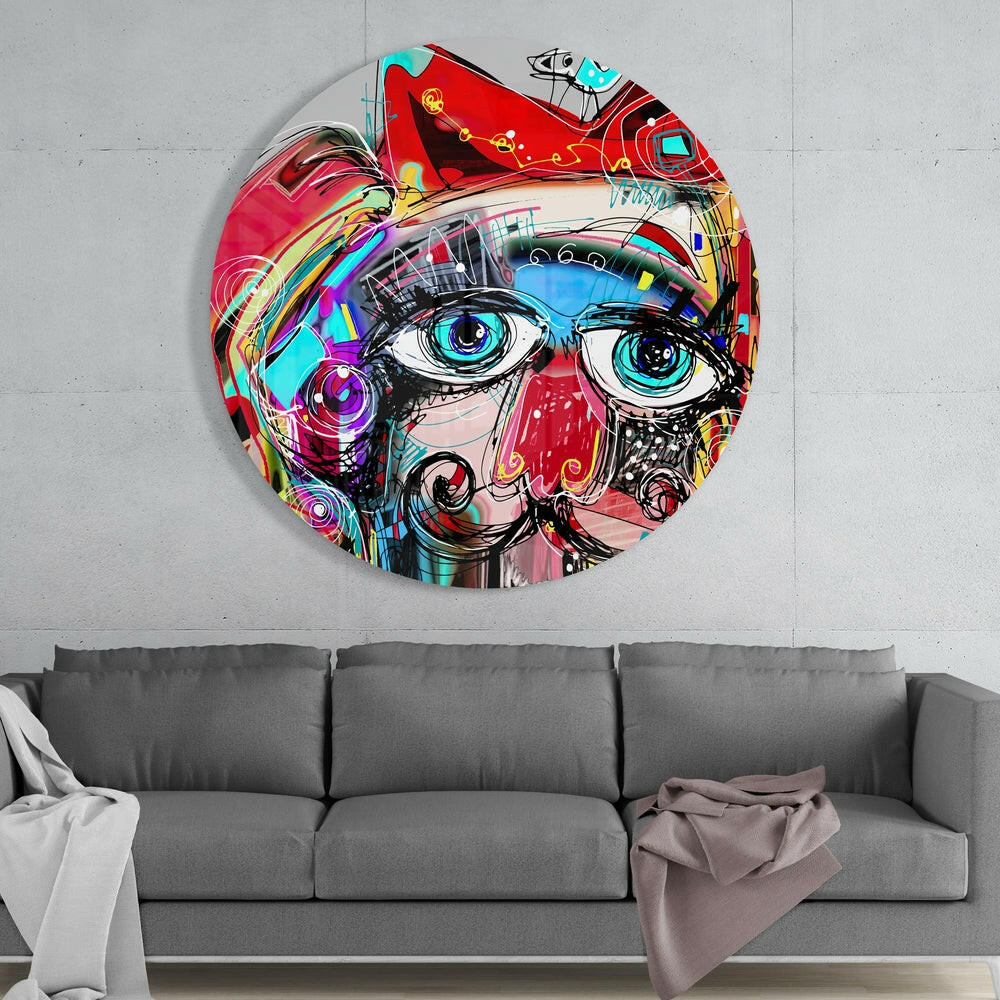 Mixed Glass Wall Art.