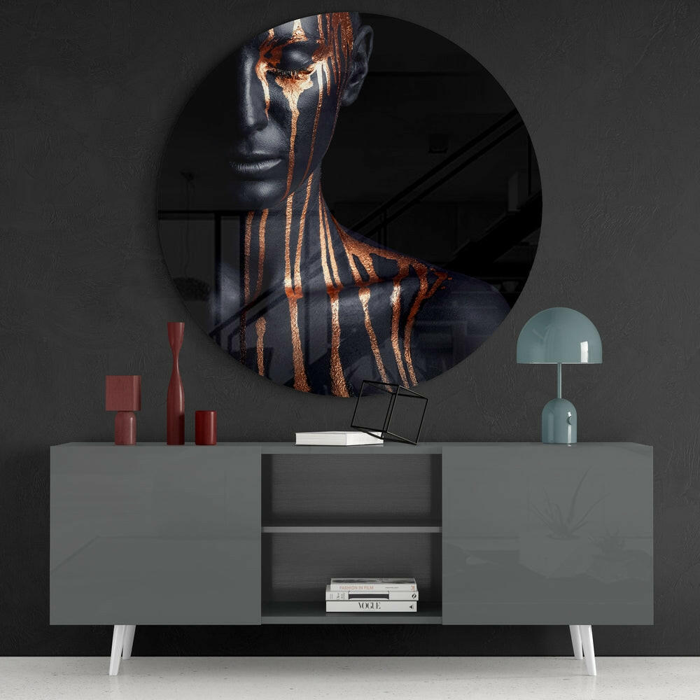 Women's Glass Wall Art.