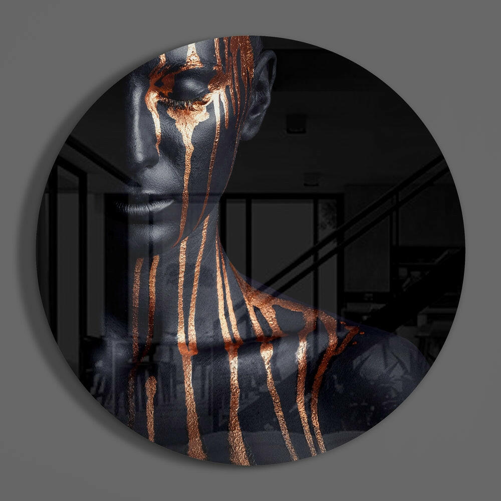 Women's Glass Wall Art.