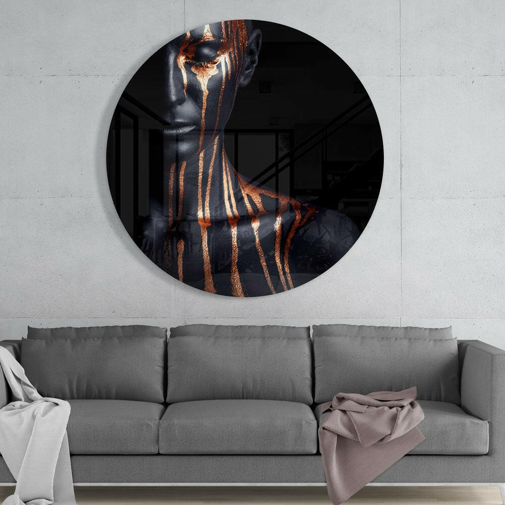 Women's Glass Wall Art.
