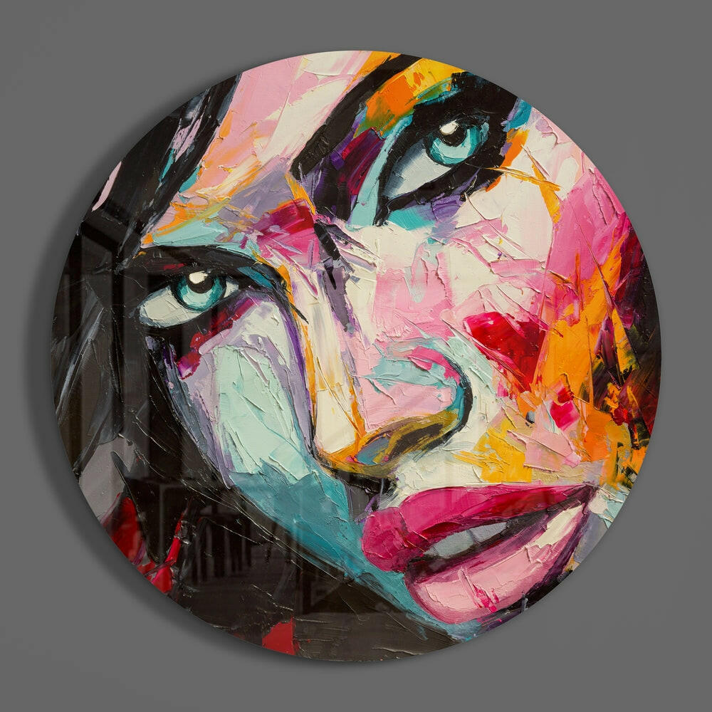 Women's Glass Wall Art.