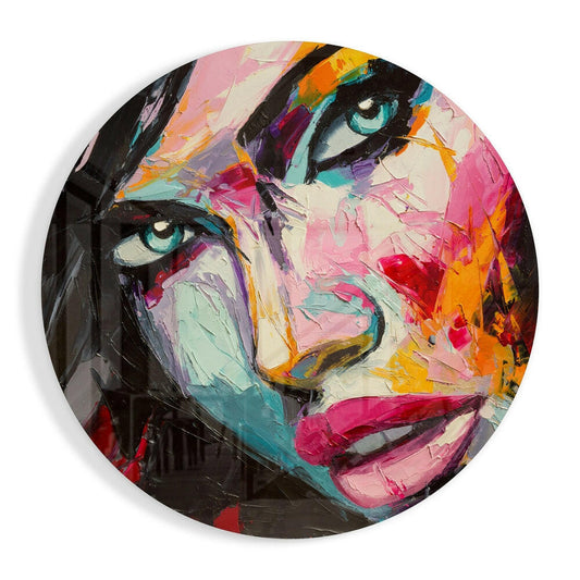 Women's Glass Wall Art.