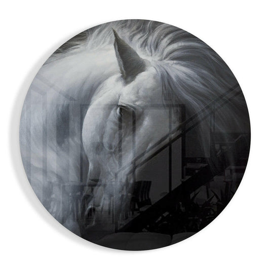 Horse Glass Wall Art.