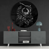 Owl Glass Wall Art.