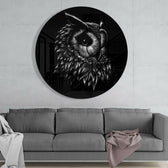 Owl Glass Wall Art.