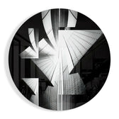Skyscrapers Glass Wall Art.