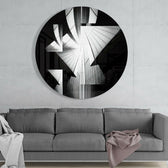 Skyscrapers Glass Wall Art.
