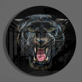 Black Panther Glass Wall Art.