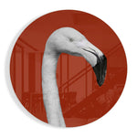 Flamingo Glass Wall Art.