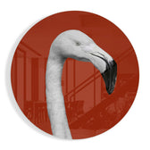 Flamingo Glass Wall Art.