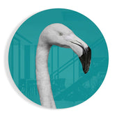 Flamingo Glass Wall Art.