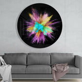 Abstract Glass Wall Art.