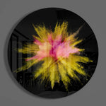 Abstract Glass Wall Art.