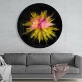 Abstract Glass Wall Art.