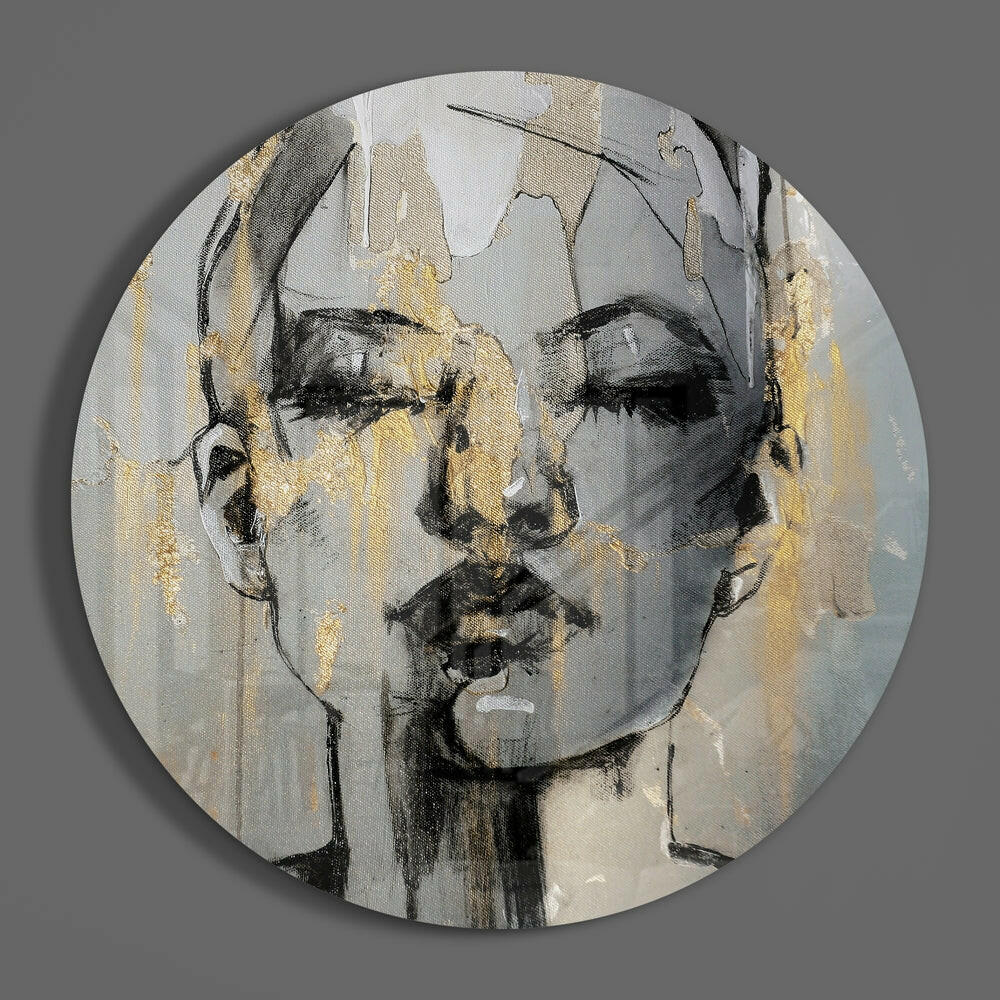 Relax Glass Wall Art.