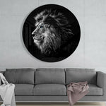 Lion Glass Wall Art.