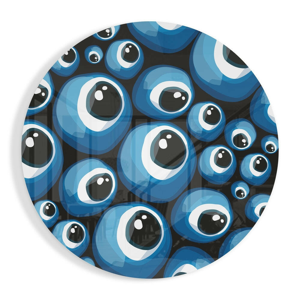 Evil Eye Bead Glass Wall Art.