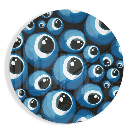Evil Eye Bead Glass Wall Art.
