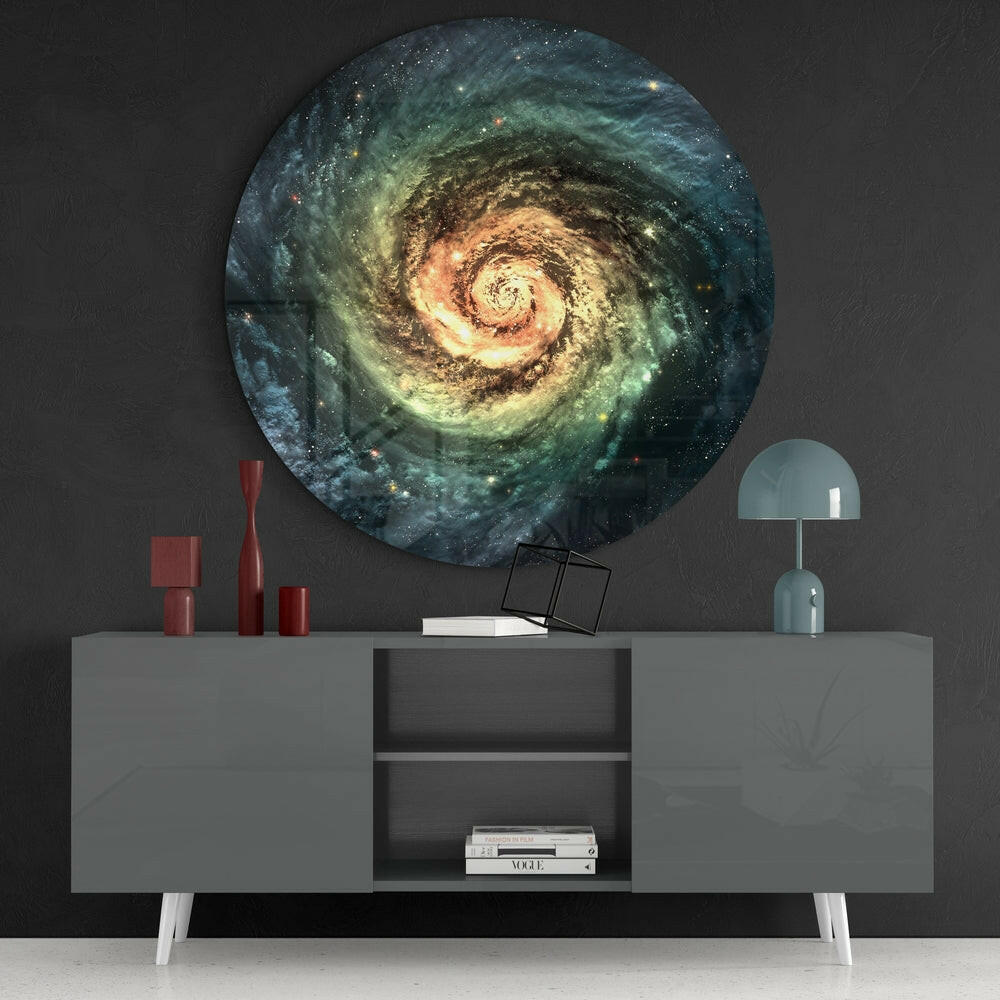Space Glass Wall Art.