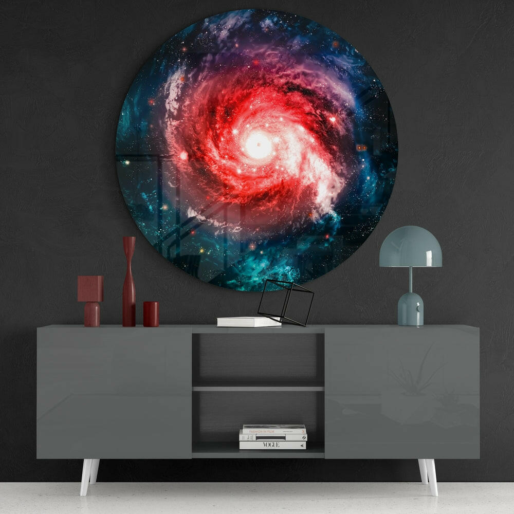 Space Glass Wall Art.