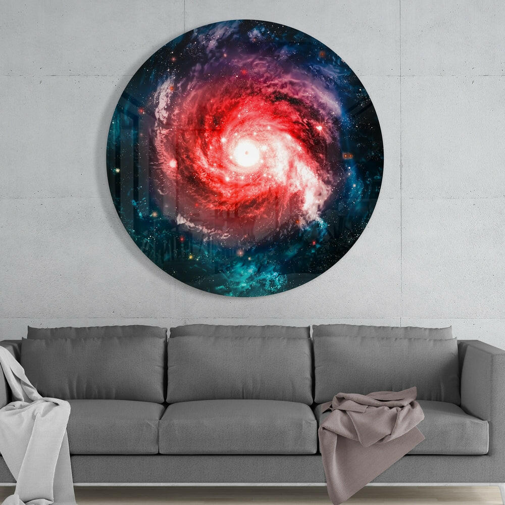 Space Glass Wall Art.