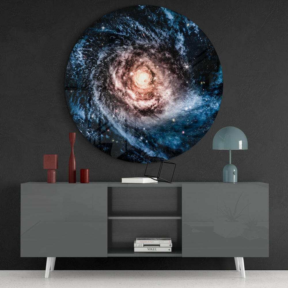 Space Glass Wall Art.