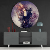 Guitar Spirit Glass Wall Art.