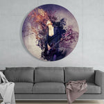 Guitar Spirit Glass Wall Art.