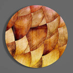 Abstract Glass Wall Art.