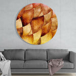 Abstract Glass Wall Art.