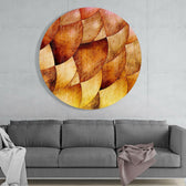 Abstract Glass Wall Art.