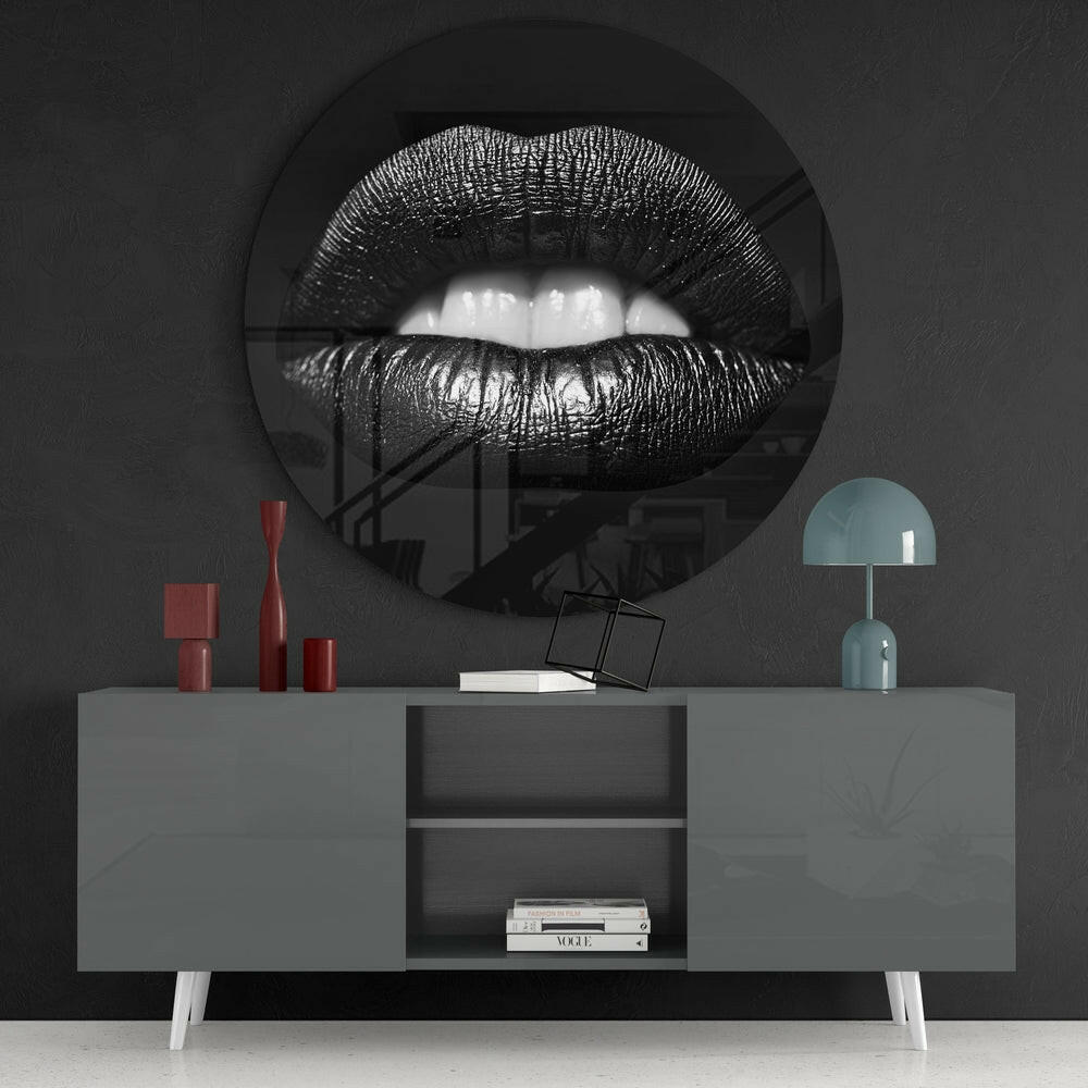 Lip Glass Wall Art.
