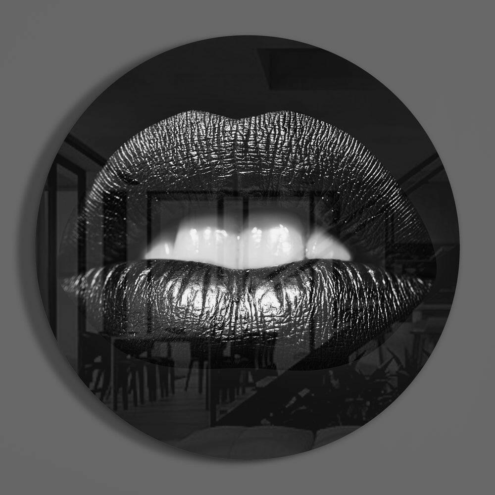 Lip Glass Wall Art.