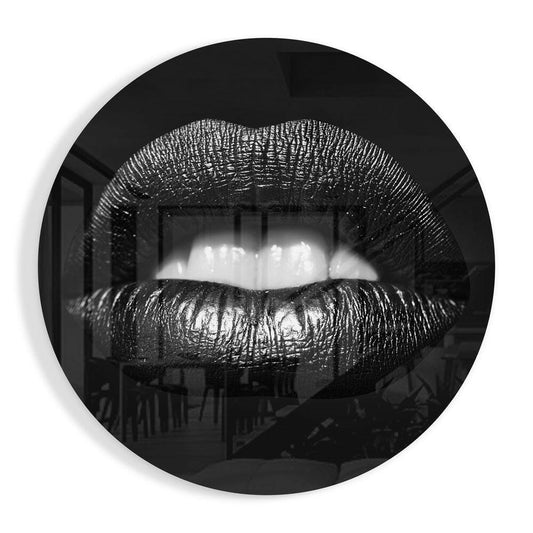 Lip Glass Wall Art.
