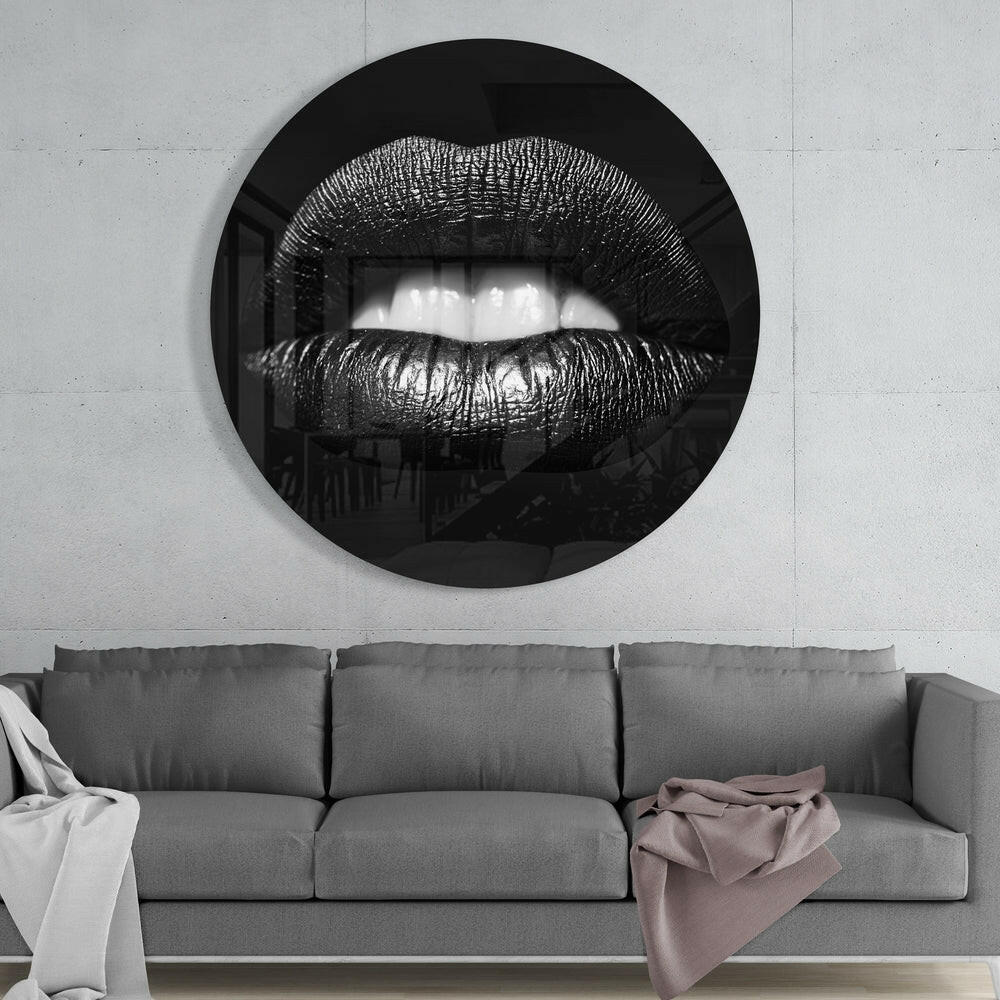 Lip Glass Wall Art.