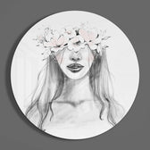 Flower Glass Wall Art.