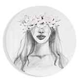 Flower Glass Wall Art.