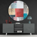 Squares Glass Wall Art.