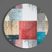 Squares Glass Wall Art.