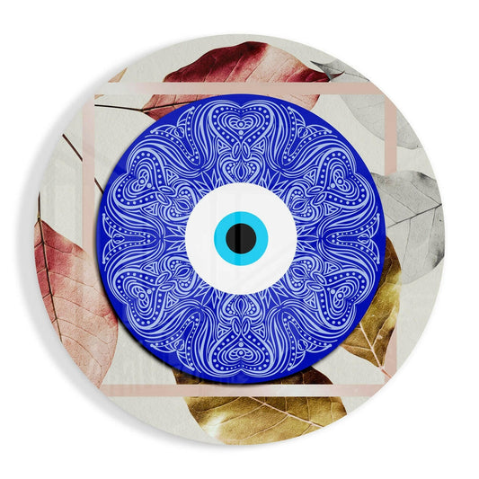 Evil Eye Bead Glass Wall Art.