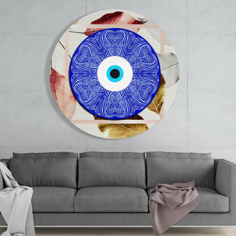 Evil Eye Bead Glass Wall Art.