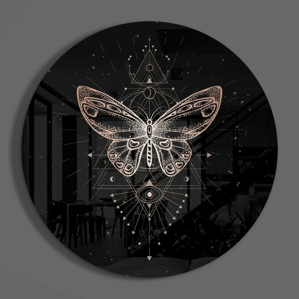 Butterfly Glass Wall Art.