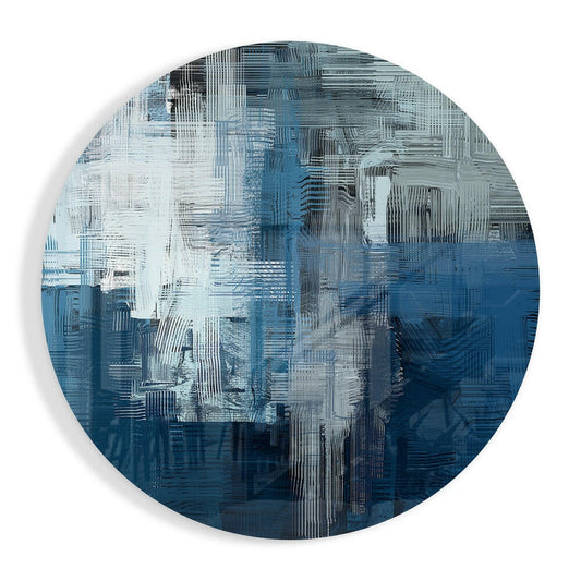Abstract Glass Wall Art.